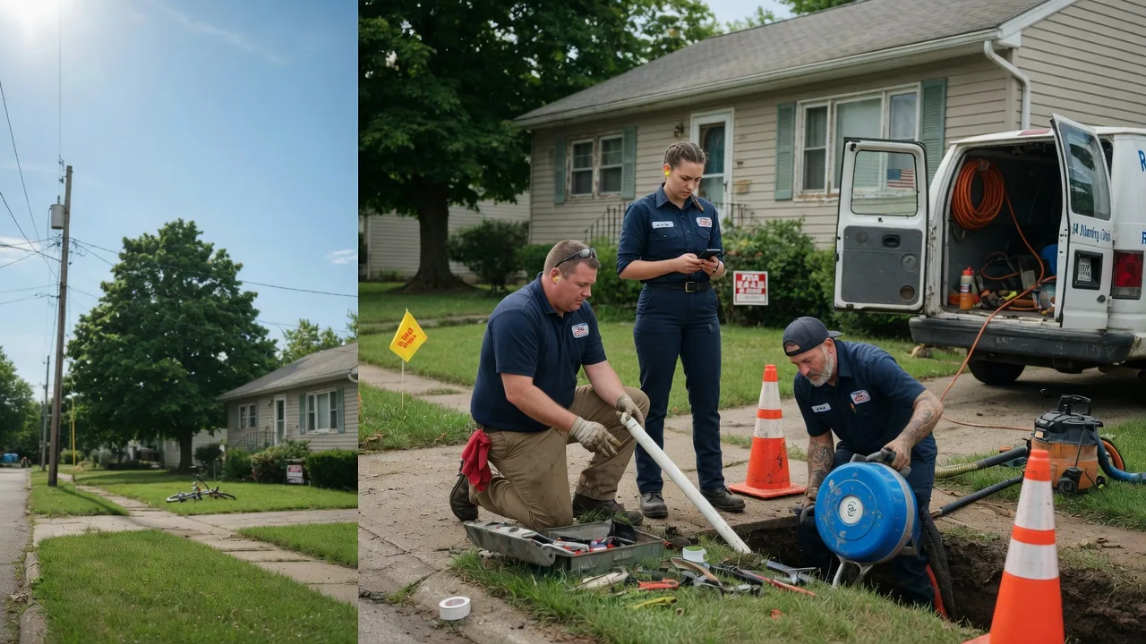 Sewer Line Repair in Young America, IN near me